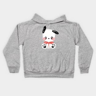 Kawaii Anime Dog Art Kids Hoodie